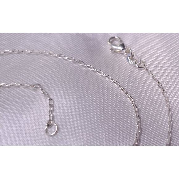 Sterling Silver 925 Plated 16 Inch Rolo Link Chain Necklace New 1/16th" Wide - Picture 3 of 3